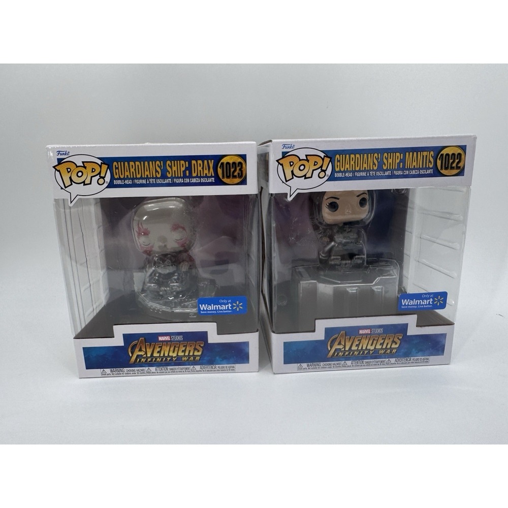 Funko Pop! Vinyl: Avengers Infinity War Deluxe Pop Mantis #1022 & Drax #1023